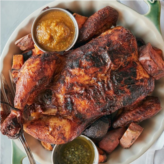 Whole Chicken with Sweet Potatoes